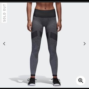 Adidas leggings double lined band seamless